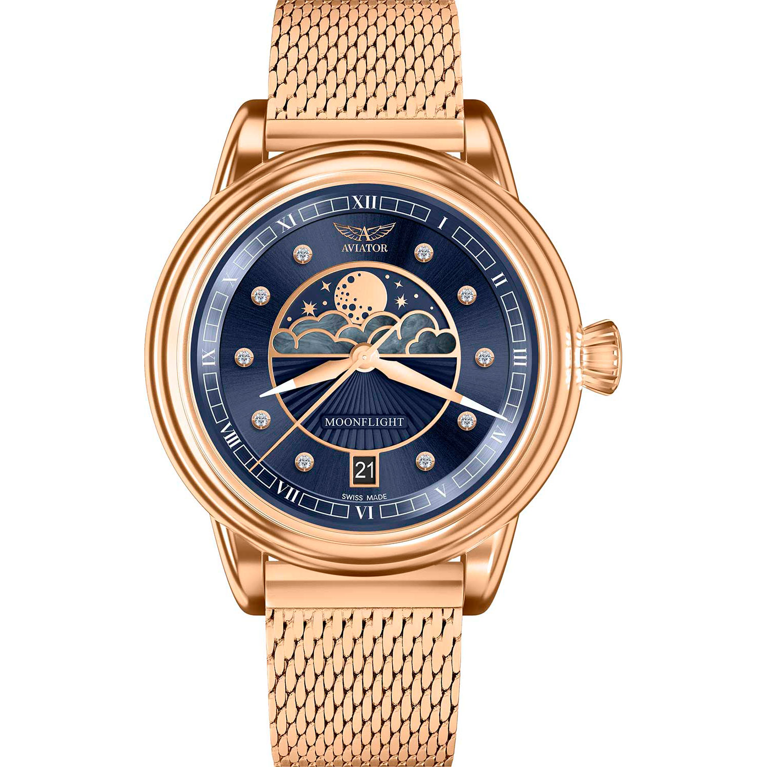 Часы Aviator Douglas MoonFlight V.1.33.2.380.5