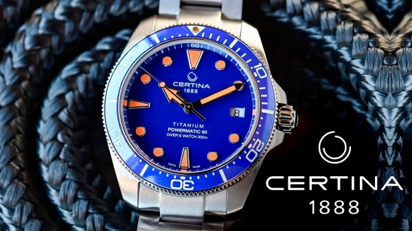 Certina DS Action Diver 38mm Titanium: компактный дайвер с летним настроением