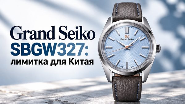 Grand Seiko SBGW327: лимитка для Китая тиражом 99